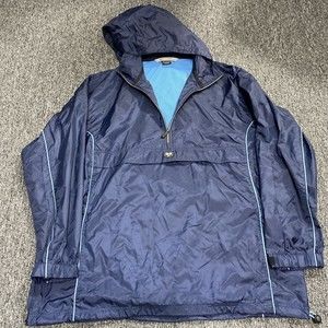 NIKE Half Zipper Vintage Nylon Jacket / S1 LNT Windbreaker XL Vintage Blue